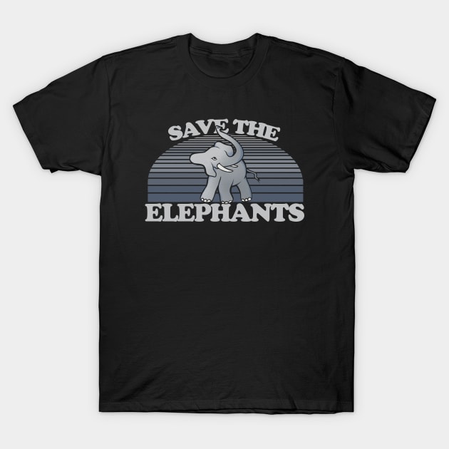 Save the Elephants T-Shirt by bubbsnugg